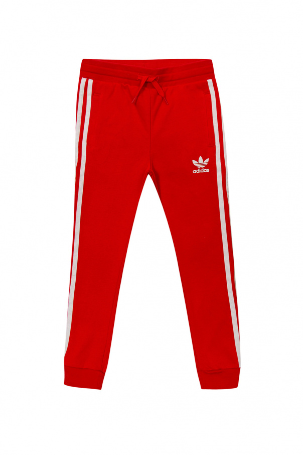 Adidas originals red fashion sweatpants